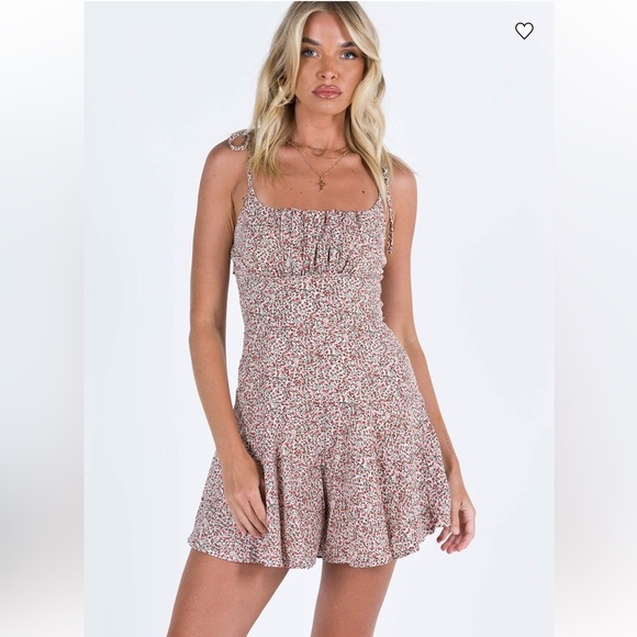 Princess Polly The Marko Romper Red Multi Size 6 - Picture 14 of 14